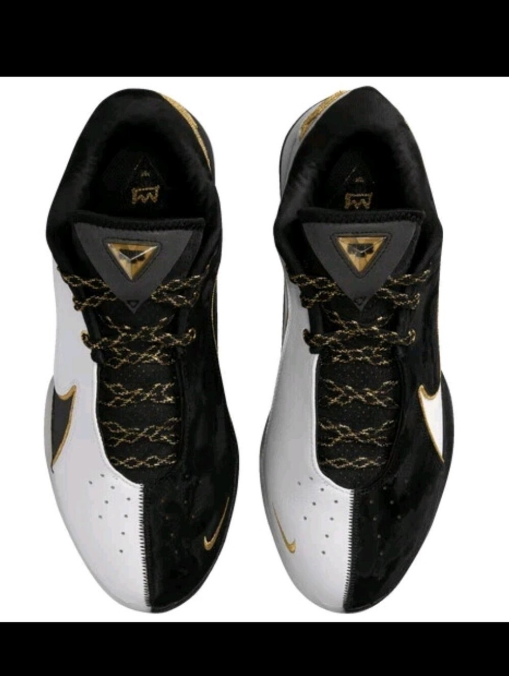 New Nike LeBron Witness  Men's Basketball Shoes Black & White US 11.5 NWT